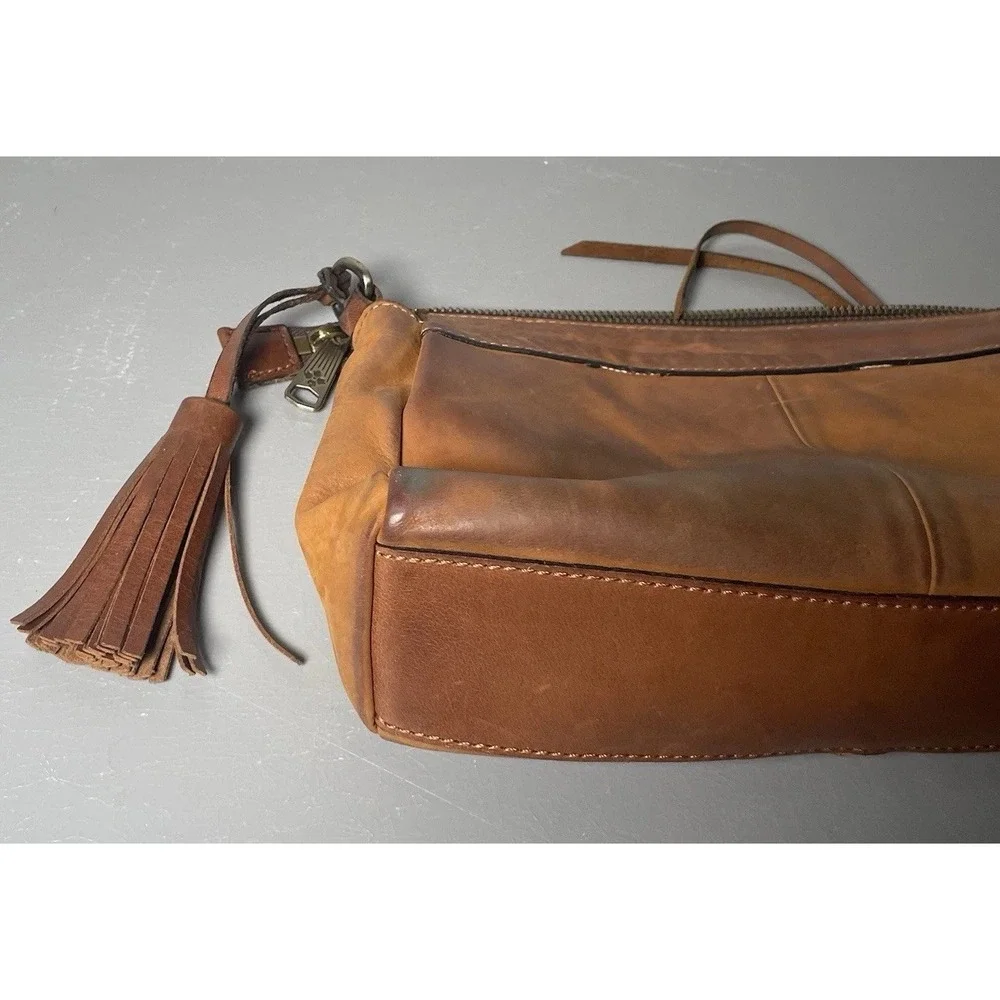 Vintage Patricia‎ Nash Women's Tan Leather Tassel Bag